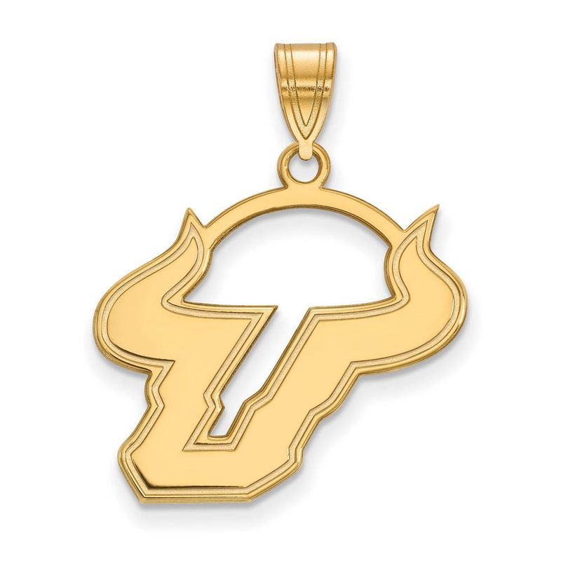 10k Yellow Gold South Florida Large Pendant